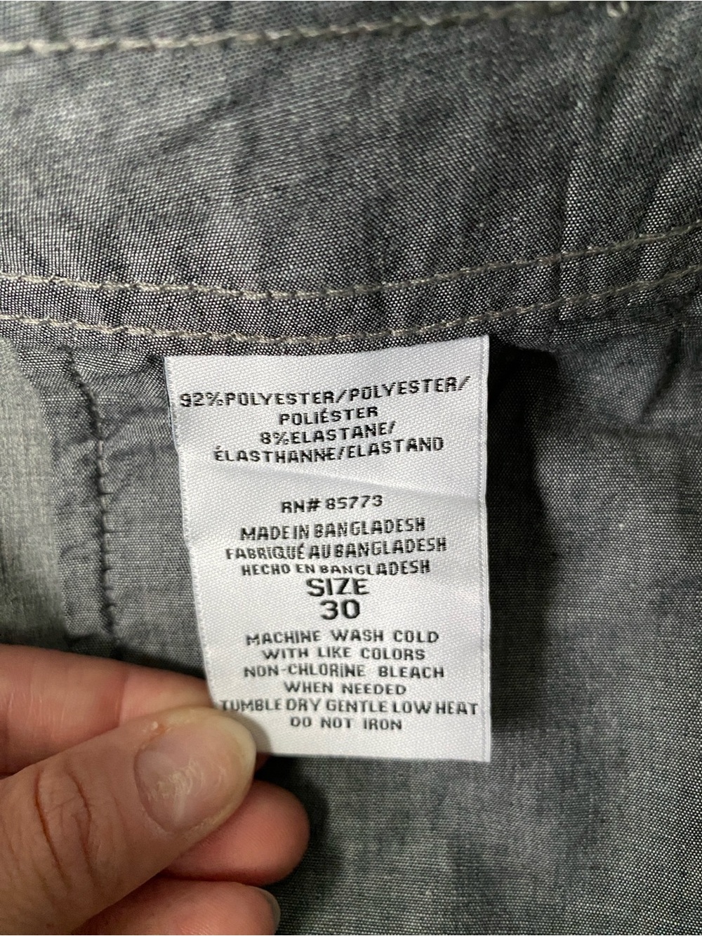 O'Neill Men's Heather 19” Hybrid Stretch Shorts - Picture 5 of 6
